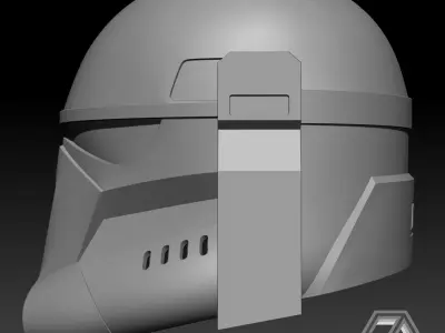 STAR WARS - BESKAR TROOPER MANDALORIAN HELMET 3D print model