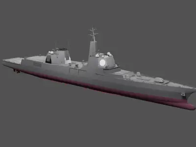 American Next Generation Ship Trump-class Battleship 3D model