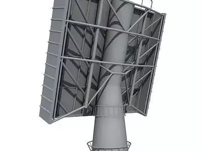Detailed Radar 4 3D model