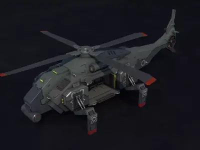 lowpoly modern aphatchi 3D model