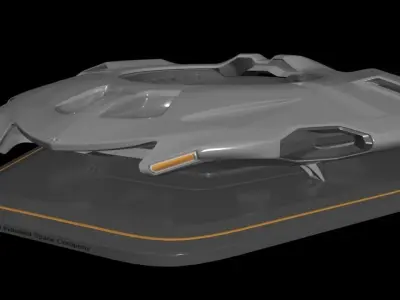 Dyson Bladeless Drone Concept - BossMaker 3D model