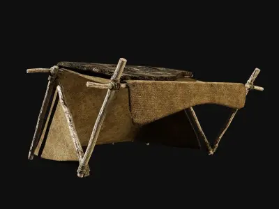 PRIMAL HUNTER VIKING FOREST TENT SHELTER COLLECTION Free low-poly 3D model