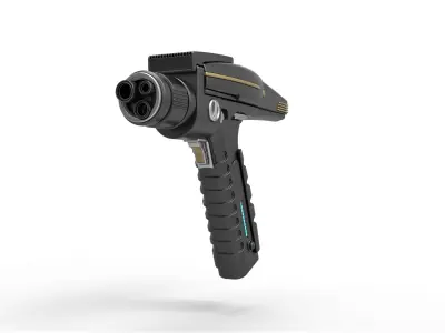 Phaser pistol version 2 from Star Trek Discovery TV series 3D model