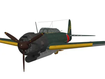 Nakajima B6N2 Tenzan Type12 3D model