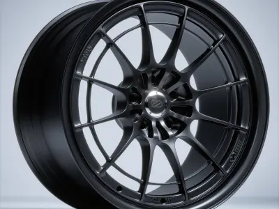 Enkei Wheels - nt03m Low-poly 3D model