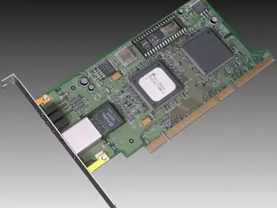 PC Network Card 3D model