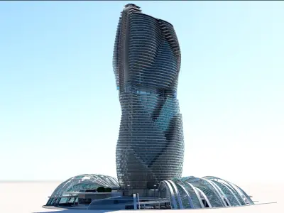 Modern Building 10 3D model