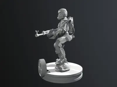 Chibi Mutant Fighter 3D print model