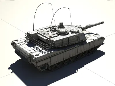Abrams M1 Tank 3D model