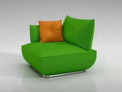 Fashion Green Chair 3D model