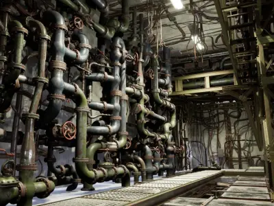 Bunker Pack Low-poly 3D model