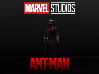 Ant-Man Low-poly 3D model