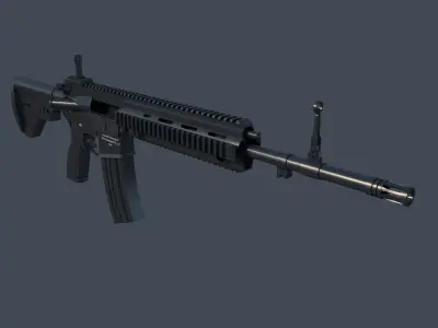 IC416A5 ar - rifle 3D model