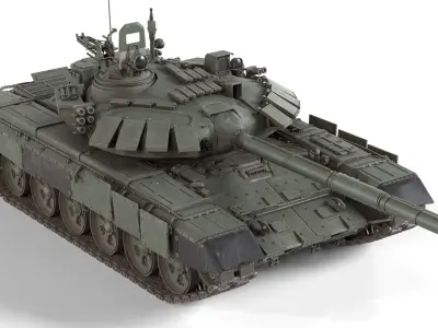 5 Military Vehicles Collection v18 Low-poly 3D model