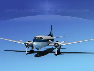 Martin 202 Executive 2 3D model