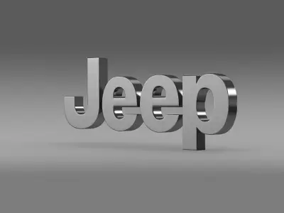 Jeep Logo 3D model