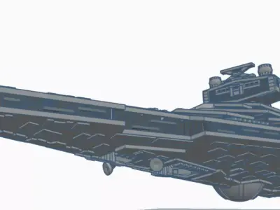 Imperial Star Destroyer 3D print model purchase