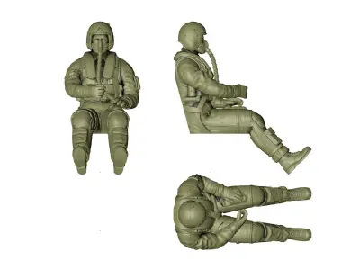 Generic Jet Pilot 3D print model