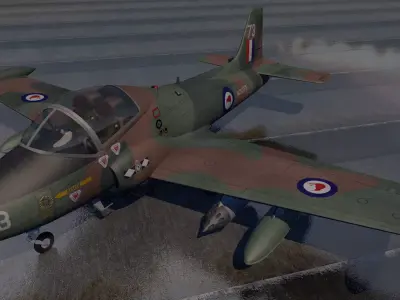 BAC 167 Strikemaster Mk-88 3D model