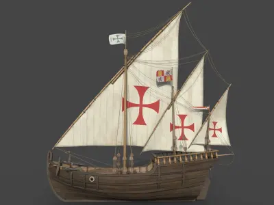 Nina Caravel 3D model