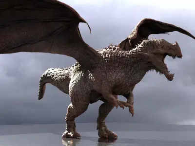 Viking Dragon 3D model