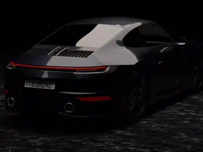 Porsche 911 Carrera GTS Free 3D model