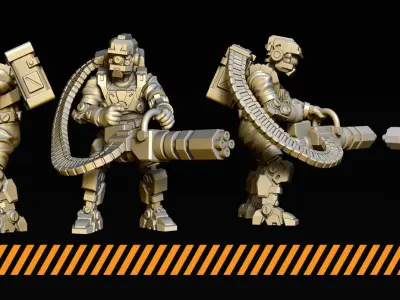 Droids 3D print model