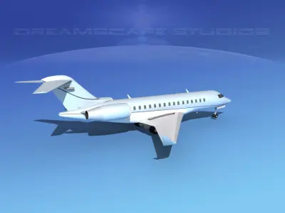 Global Express 8000 V14 3D model