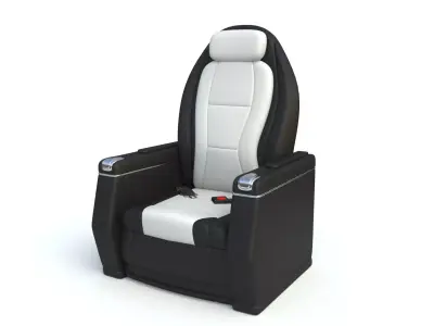 Private Airplane Seat 3D model