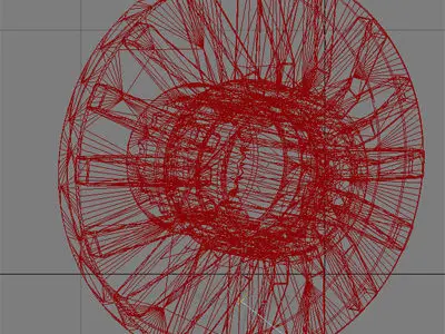 Net Shaped Gear 3D model