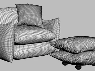Buchanan Studio chair 3D model