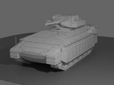 IDF Nammer with 30mm turret 3D print model