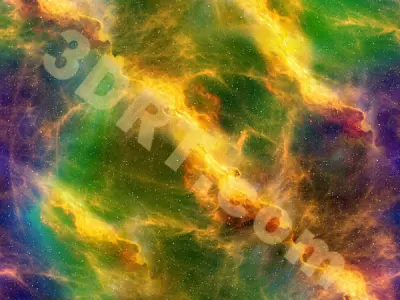 Deepspace skyboxes pack Low-poly 3D model