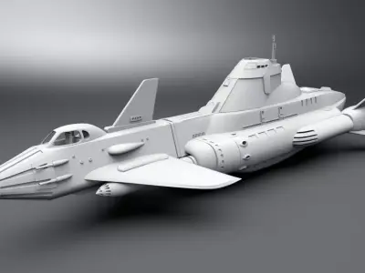 Skydiver One Scale model 3D print model