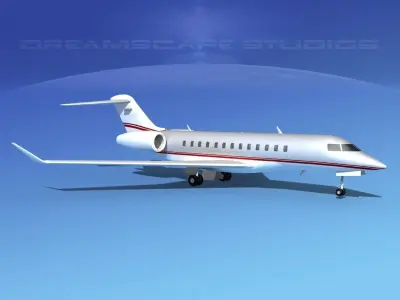Global Express 6000 V02 3D model