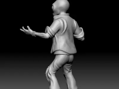 Alien Statue - 0330 3D print model