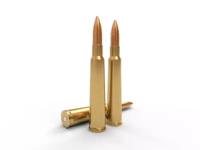 280 Ross Ammo Low-poly 3D model