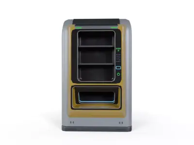 Sci-Fi Vending Machine - Low Poly PBR Game Ready Low-poly 3D model