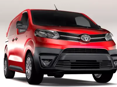 Toyota ProAce Van L1 2017 3D model