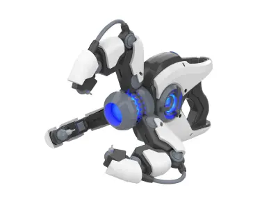 Symmetra Blaster - Overwatch - STL CAD bundle - Commercial Use 3D print model