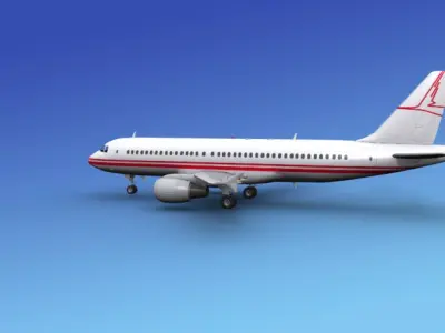 Airbus A320 Corporate 3 3D model