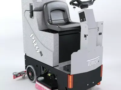 Tomcat Commercial Floor Scrubbers Microrider 3D model