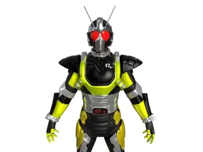 Kamen Rider RX Robo With Vortech Shooter 3D model
