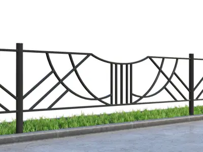 Lawn fences Part 2 3D model