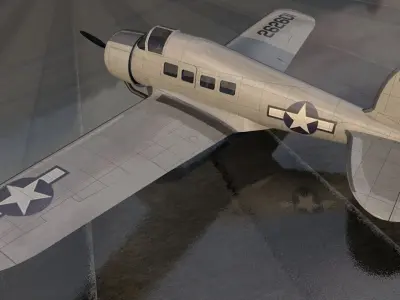 Lockheed Model 9 Orion - UC-85 3D model