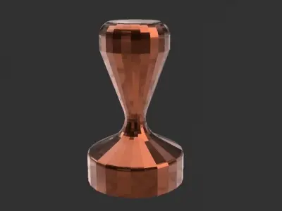 Professional espresso coffee tamper set 3D print model