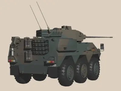 Japan Ground Self-Defense Force Type87 ARV 3D model