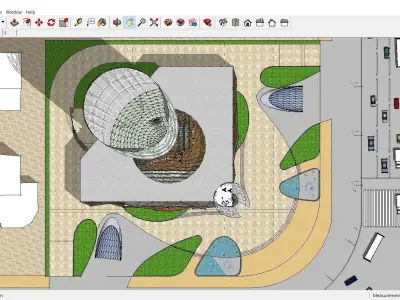 Sketchup Office building G8 3D model