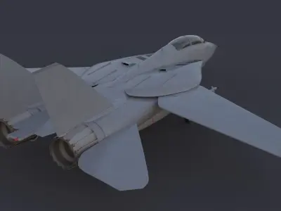 F 14 Tomcat 3D model