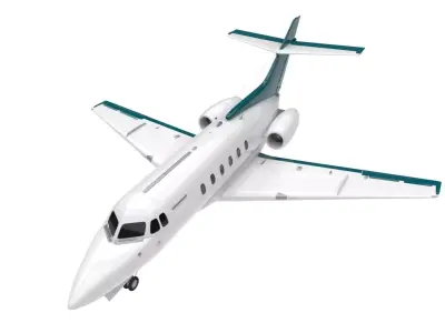 Hawker 125 3D model